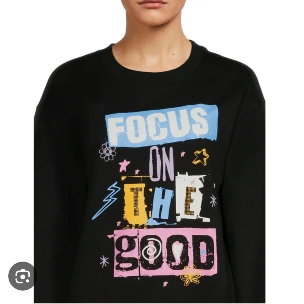 Kids Black Graphic Tee